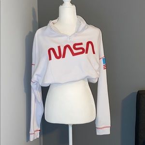 NASA cropped sweatshirt